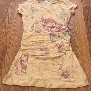 Chinese Dragon long tee by Self Esteem